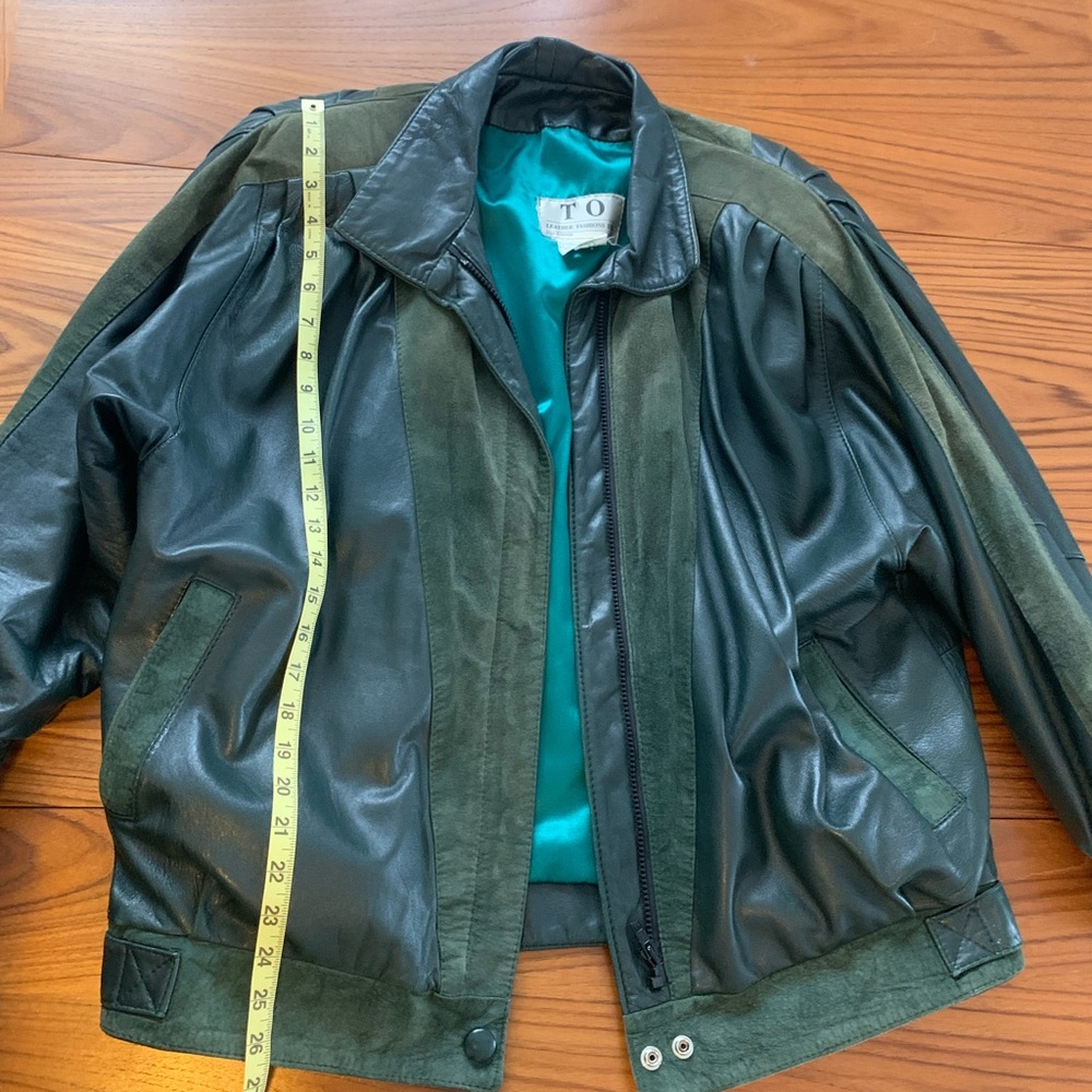 VINTAGE 90'S TO LEATHER FASHIONS LEATHER JACKET - Picture 9 of 16